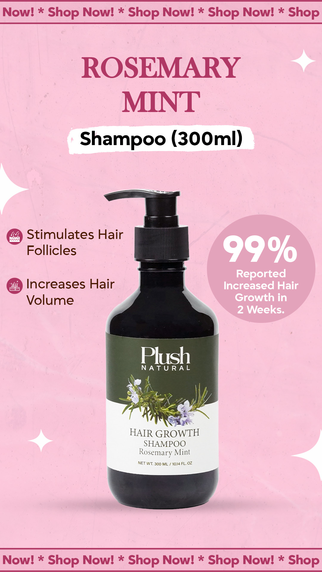 Plush Natural - Skin & Hair Care Products Facebook ad