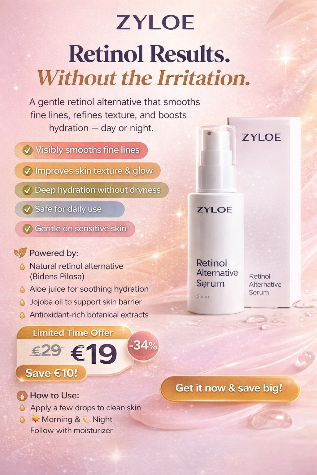 ZYLOE Facebook ad from Jan 5, 2026