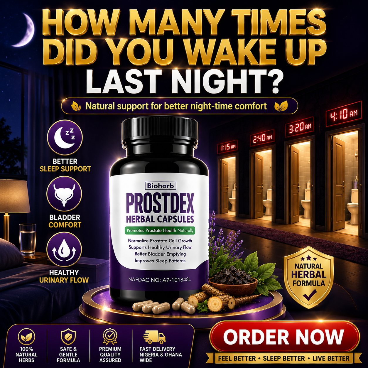 Prostate Healthcare Facebook ad: ππ% ππππππππ πππππ + π
πππβ¦