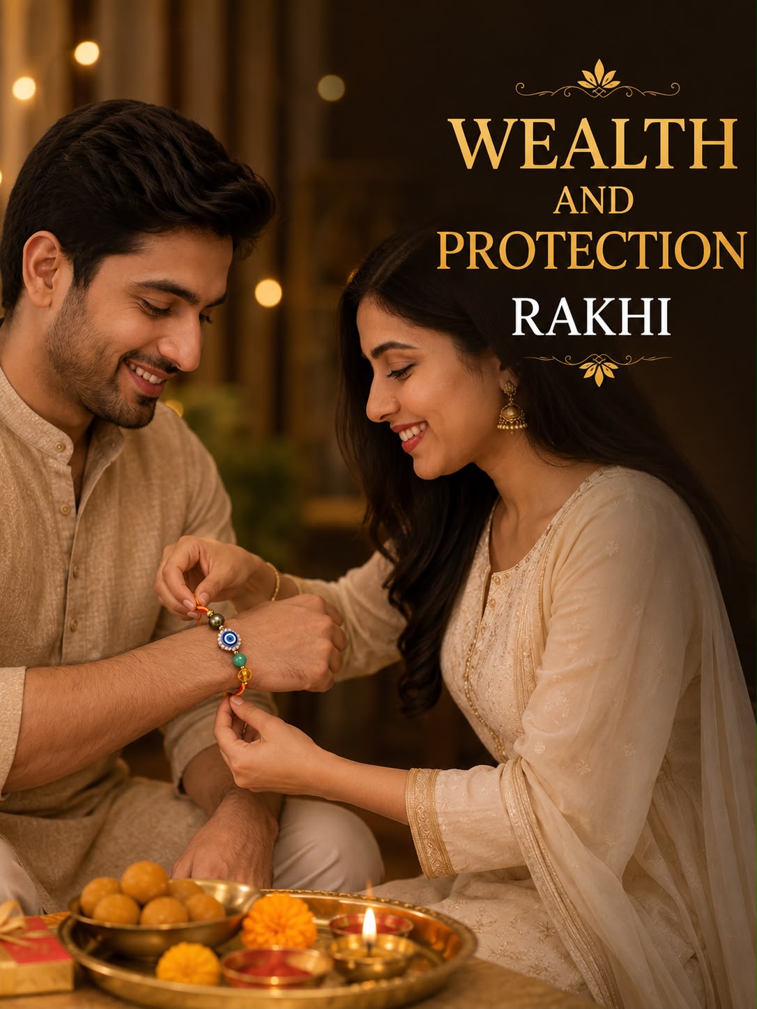 Ore Healing Crystals Facebook ad: Tie a Meaningful Rakhi to your Brother