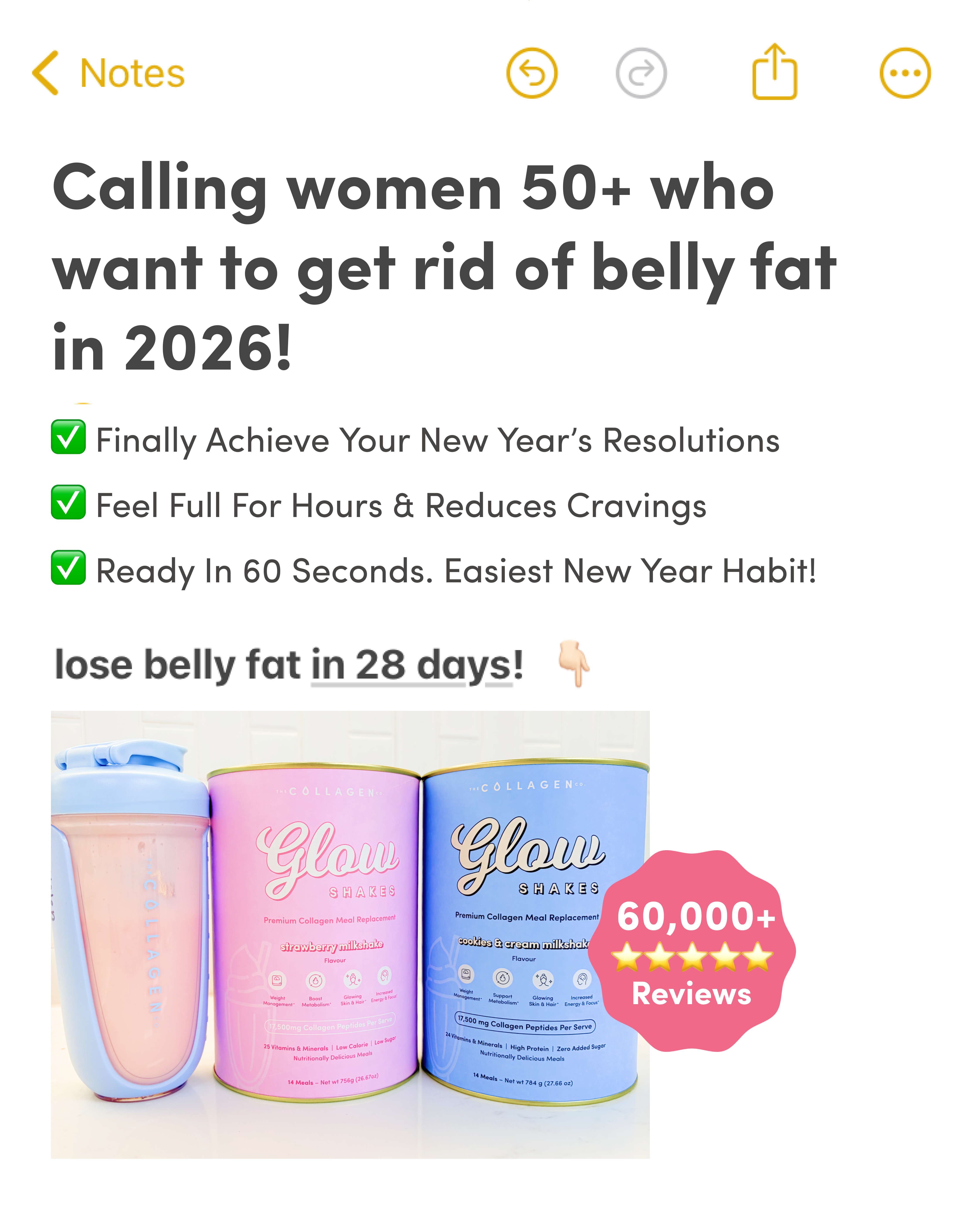 The Collagen Co. Facebook ad