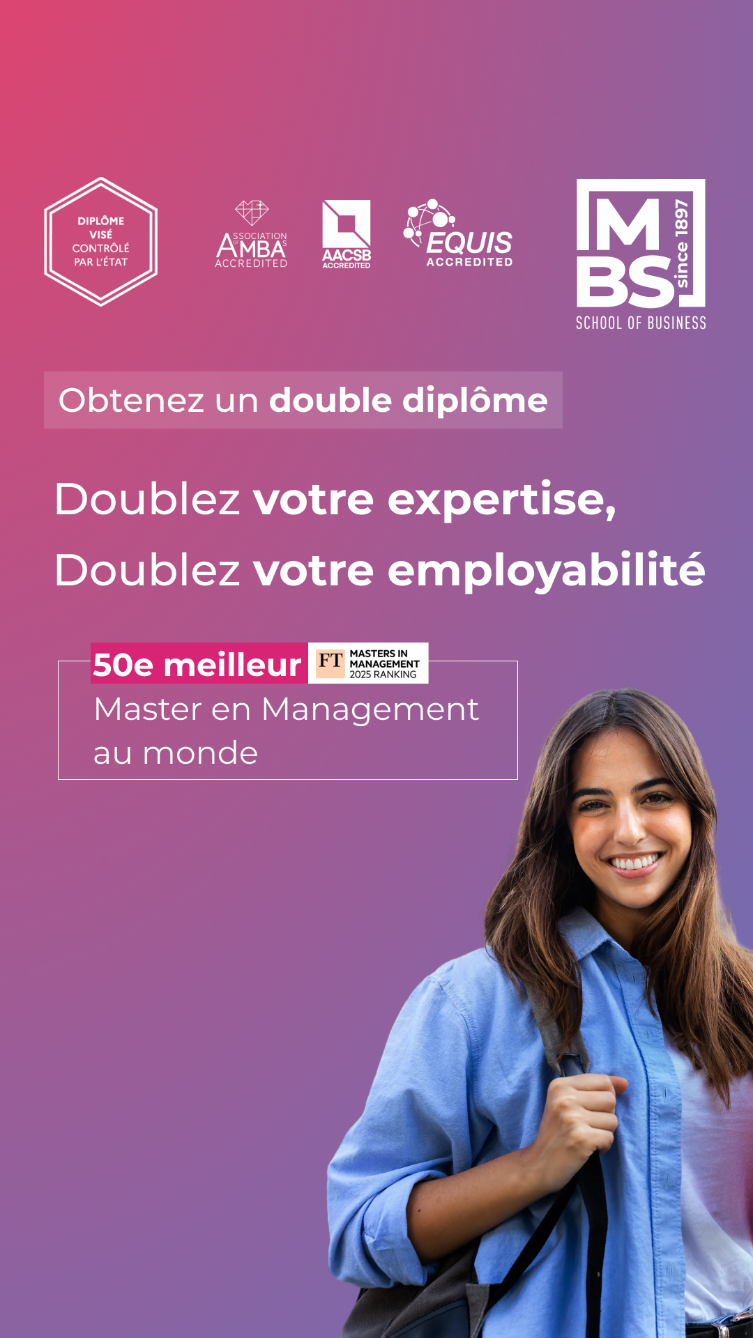 MBS School of Business Facebook ad
