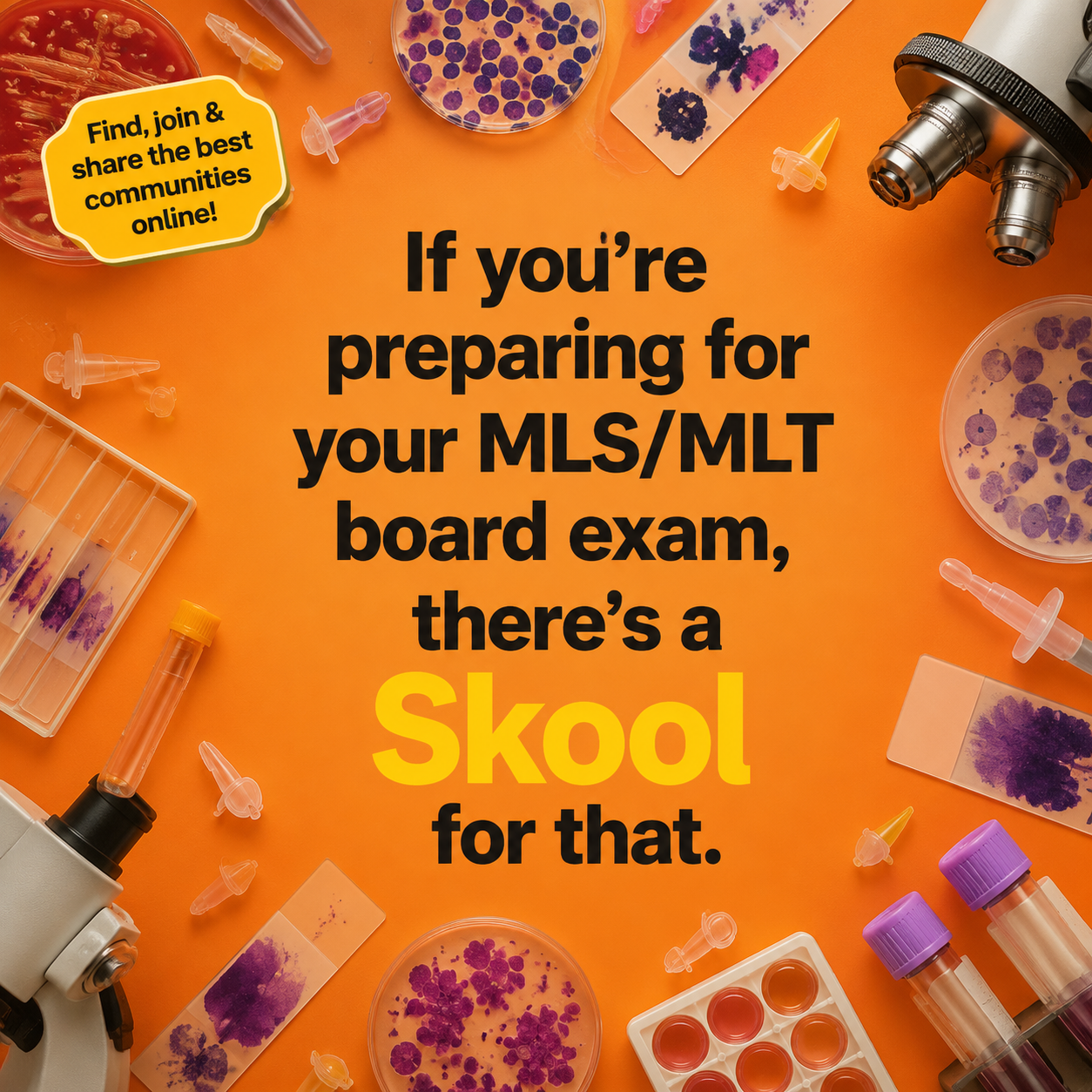 Skool Facebook ad
