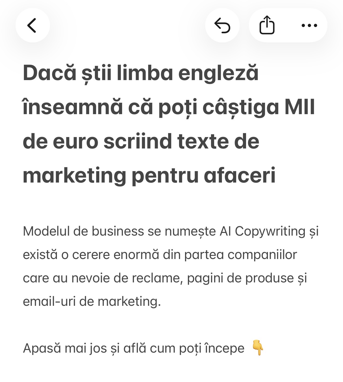 Vlad Stefan Facebook ad
