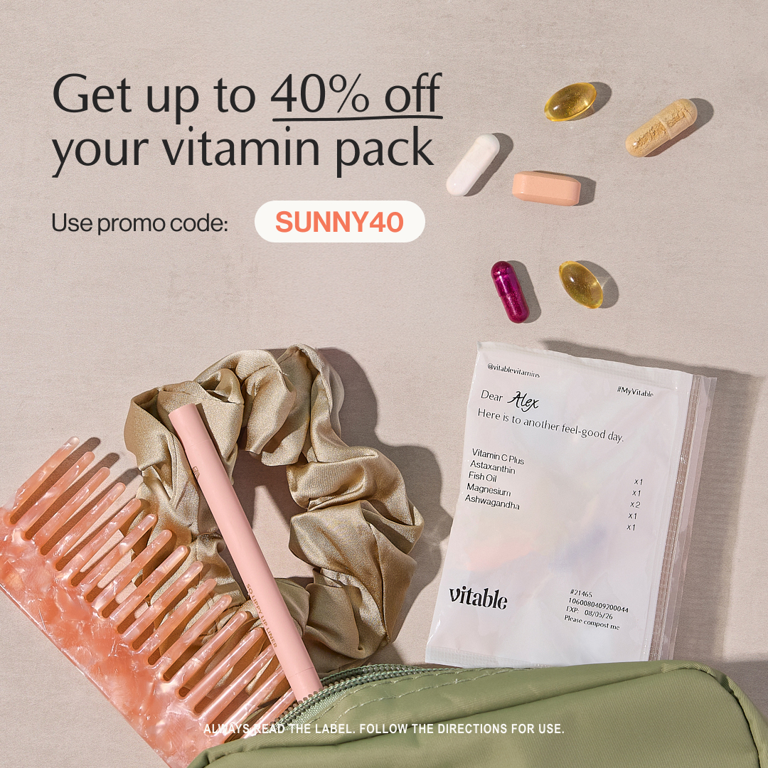 Vitable Facebook ad: Vitable | Personalised Daily Vitamin Packs