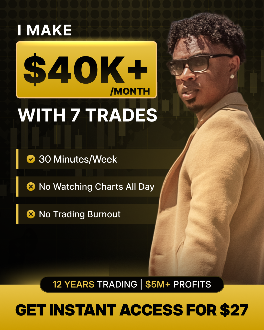 Chris Swaggy C Williams Facebook ad: $40K+ Months Without Sacrificing Everything Else
