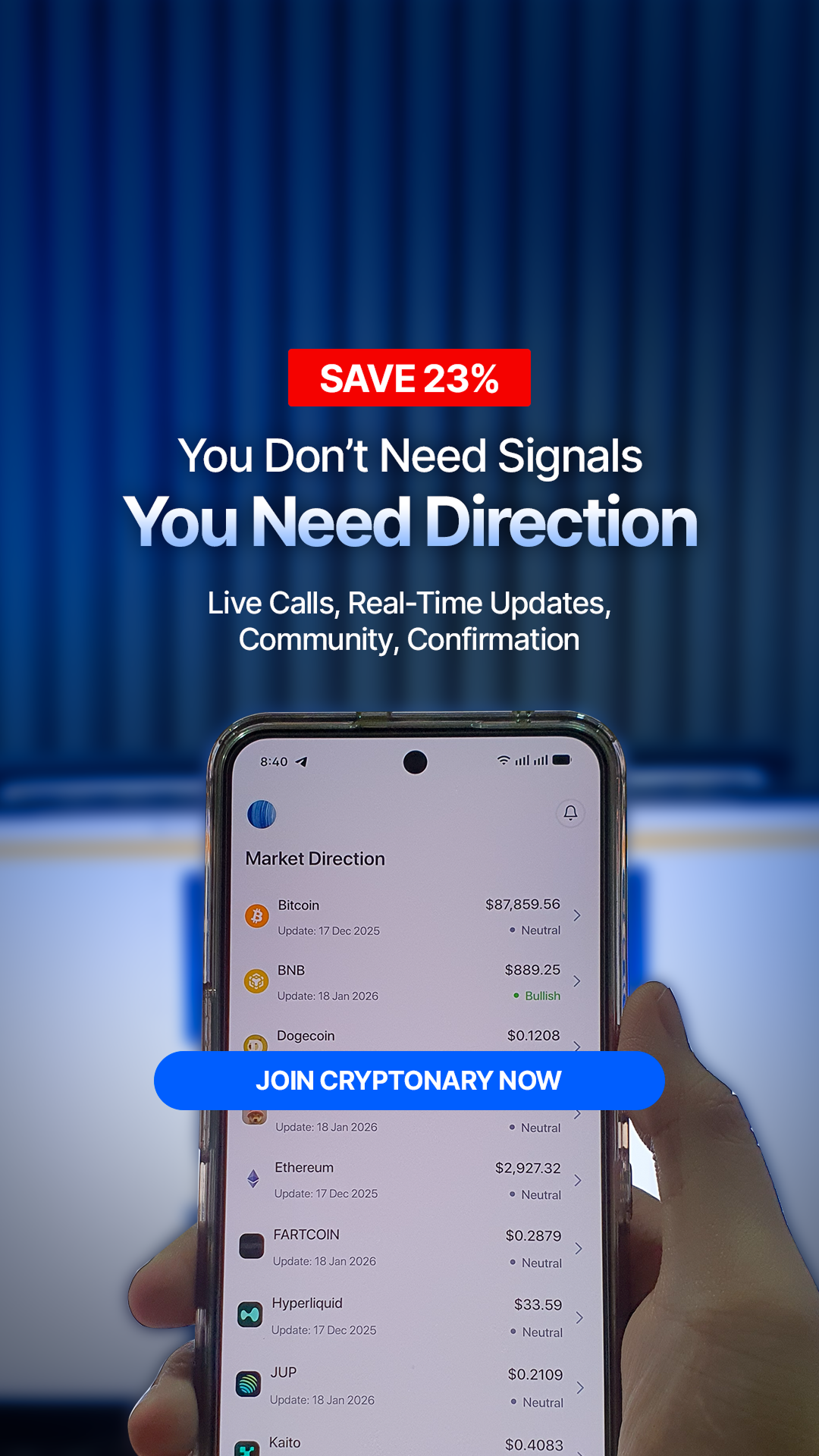 Cryptonary Facebook ad
