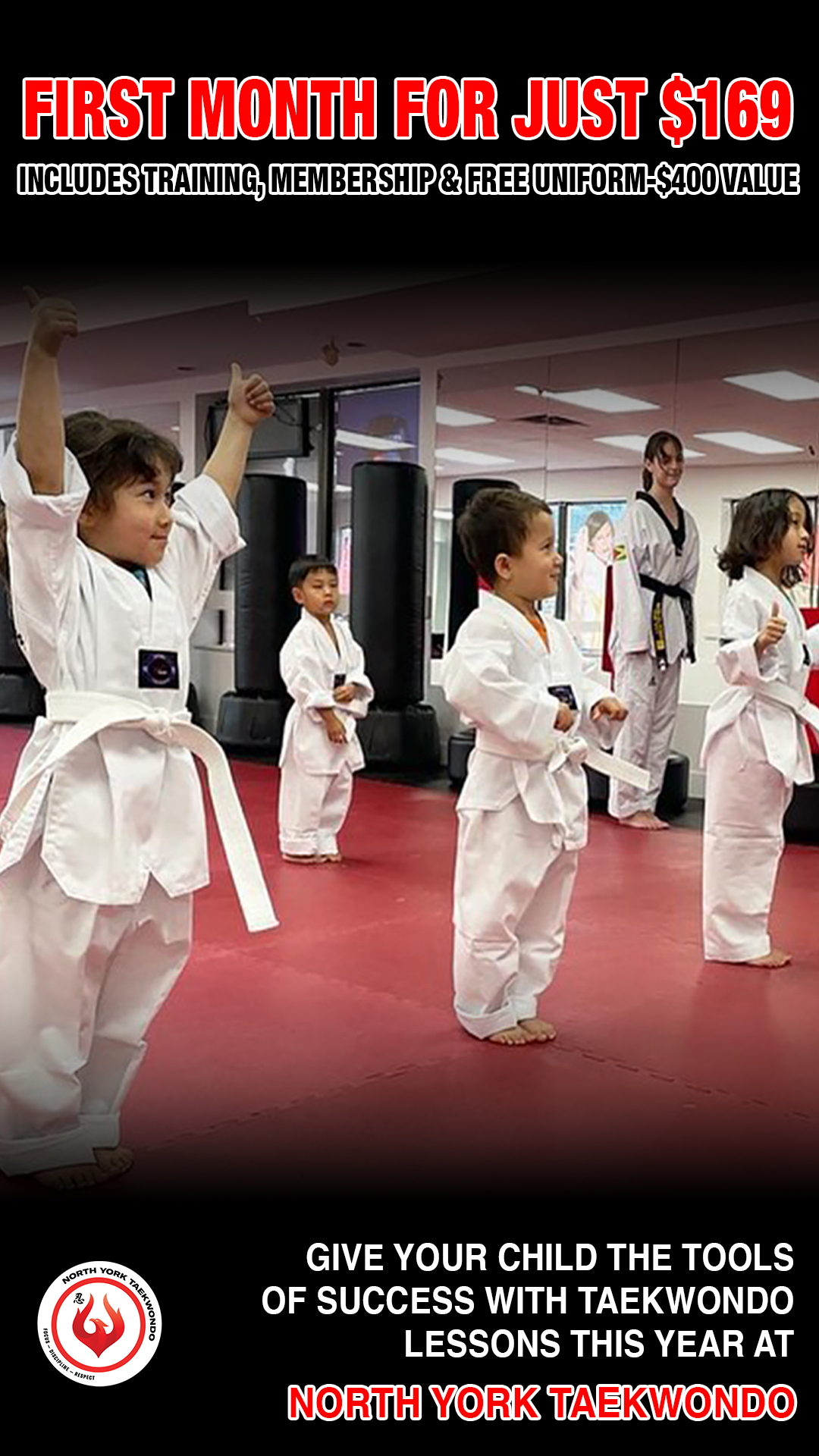 North York Taekwondo Facebook ad