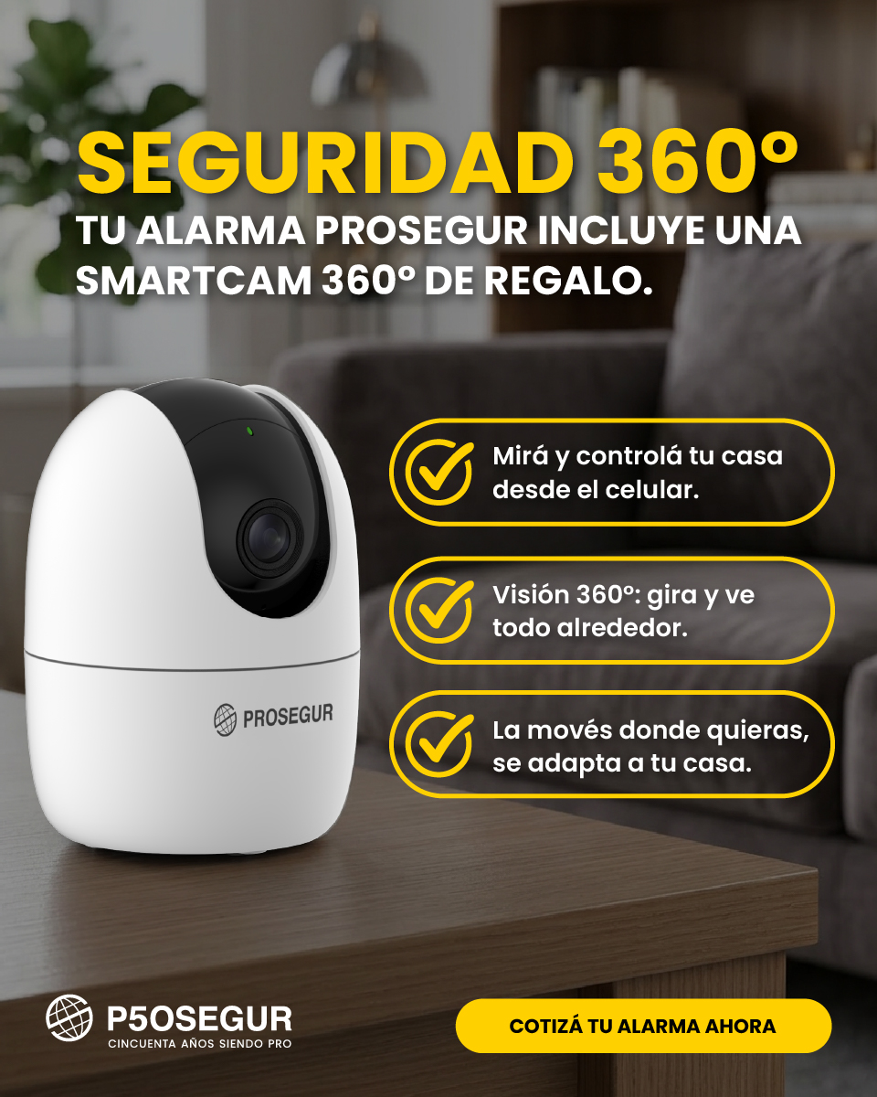 Prosegur Argentina Facebook ad: Cuidá tu casa con Prosegur.