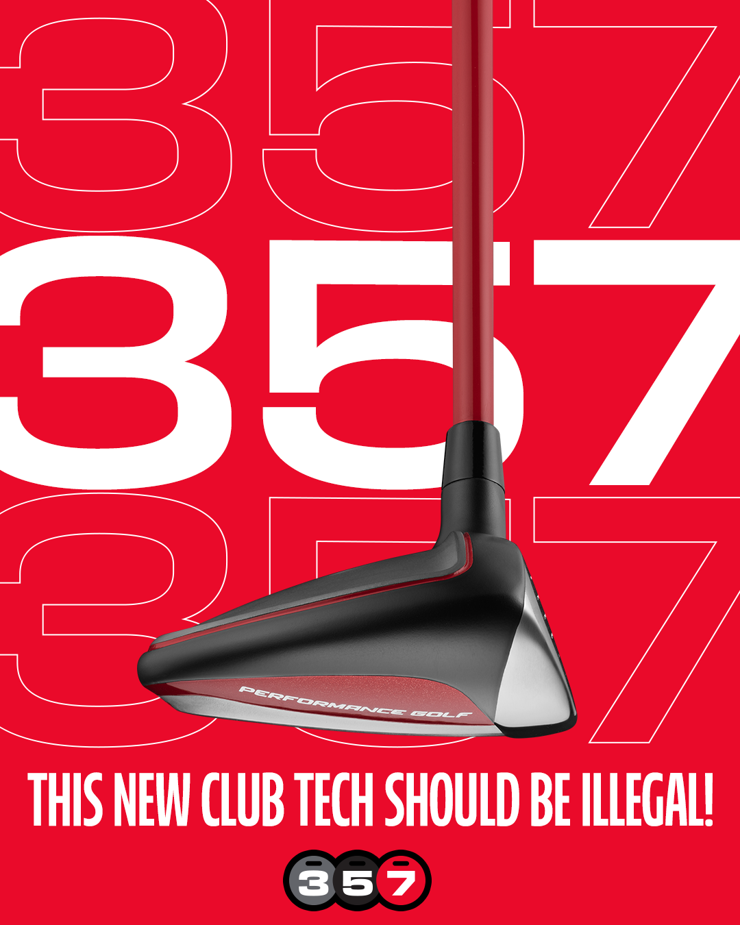 Performance Golf Facebook ad