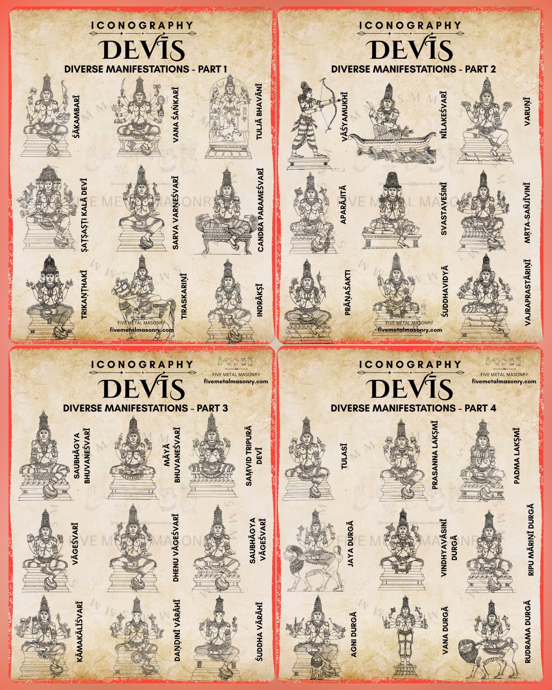 Five Metal Masonry Facebook ad: DEVI, DIVERSE MANIFESTATIONS | A Visual Recap