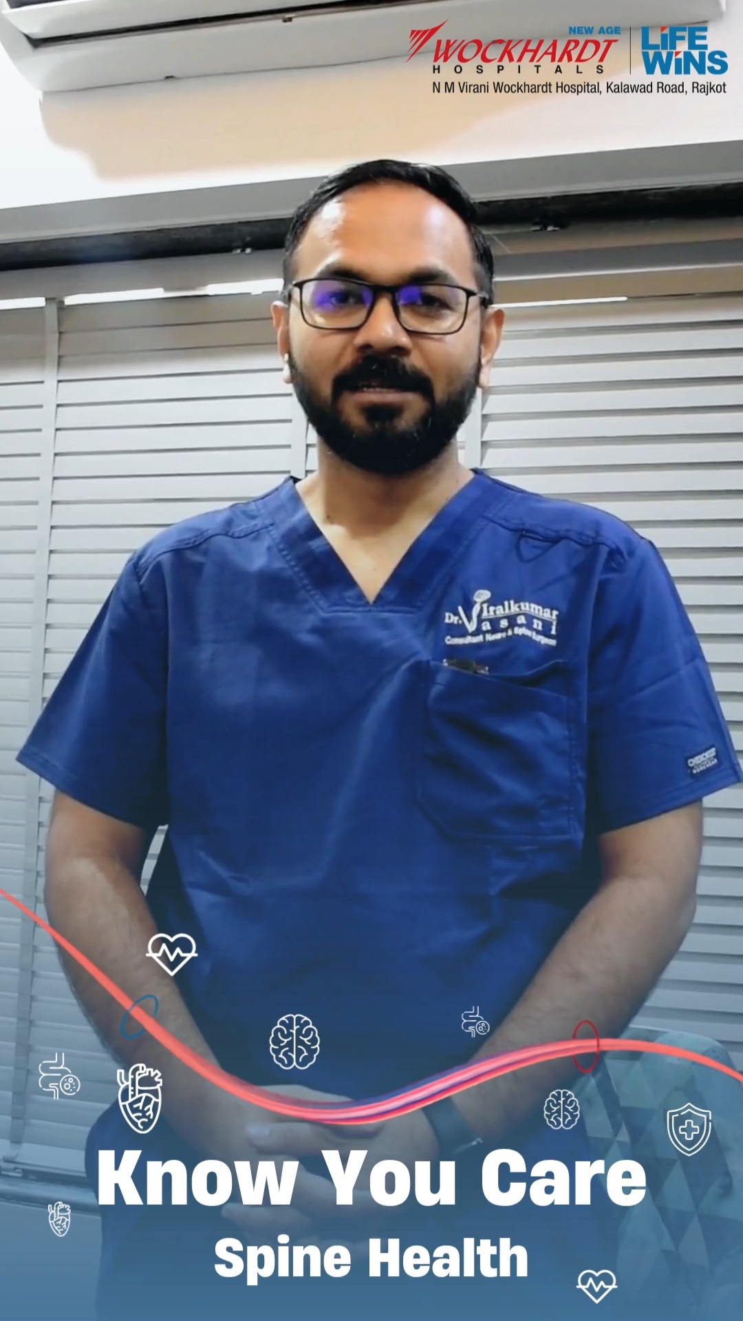 Wockhardt Hospitals - Rajkot Facebook ad: Does your back hurt while standing or walking…