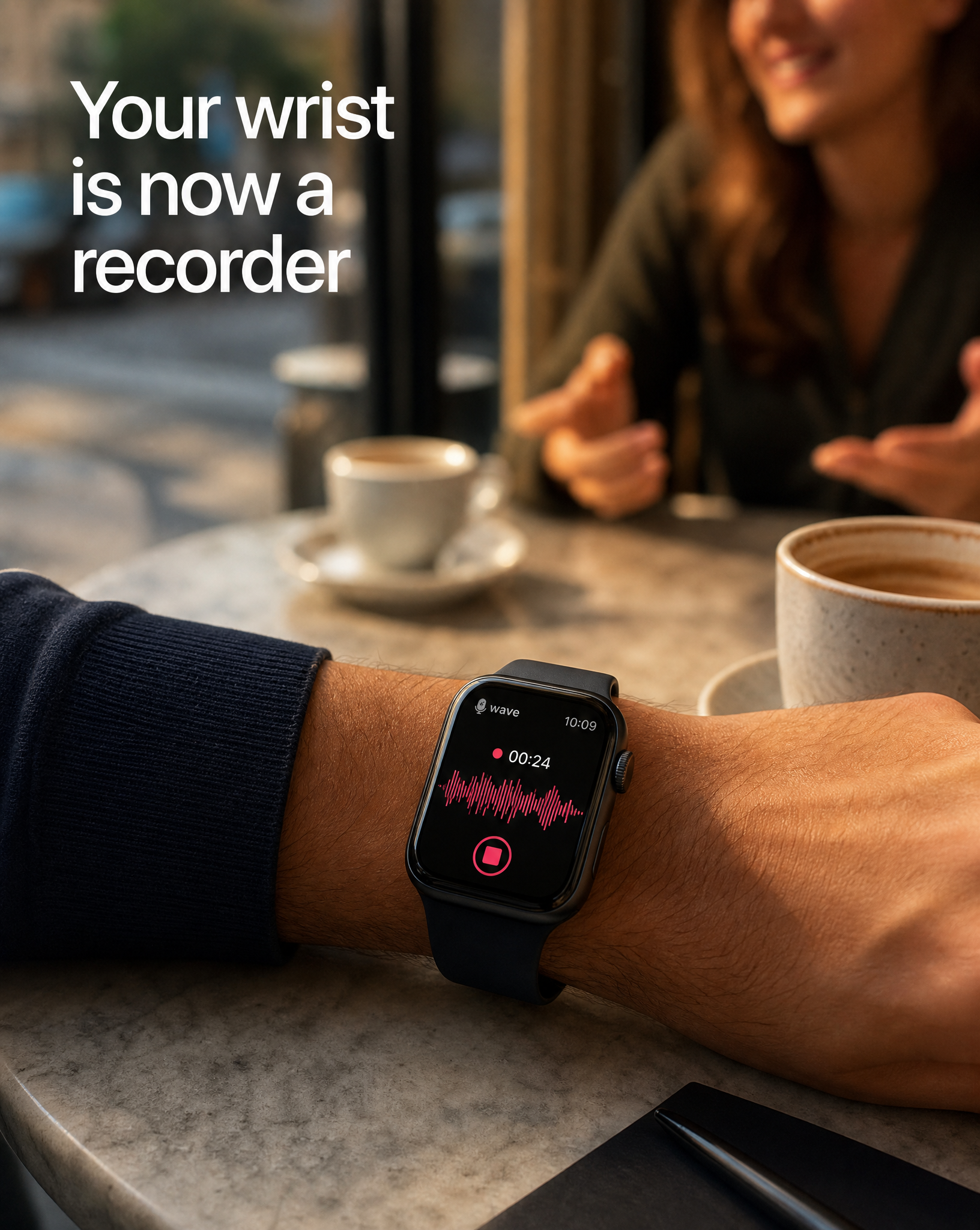Wave AI Note Taker Facebook ad