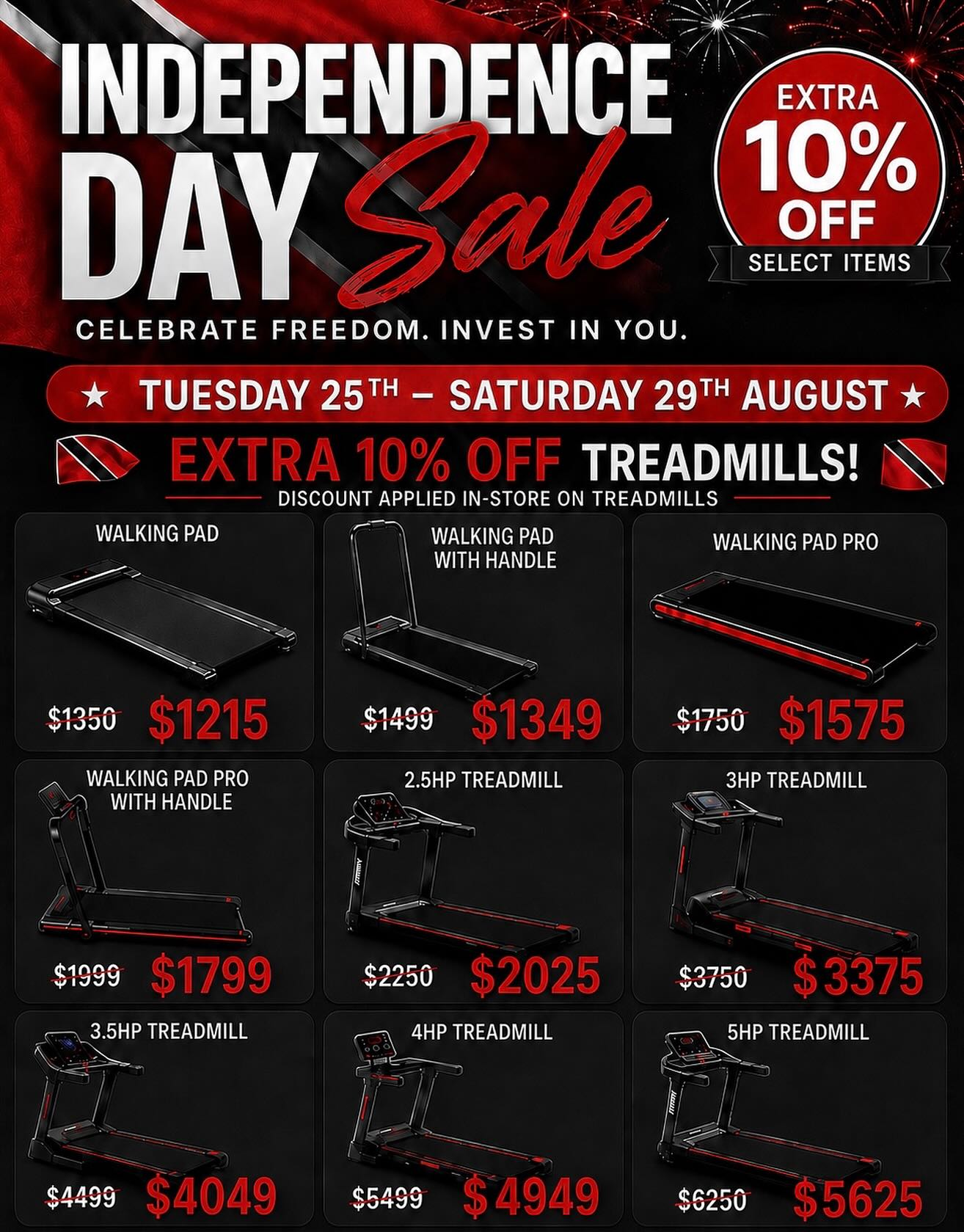 Marxx Fitness Facebook ad: INDEPENDENCE DAY SALE!