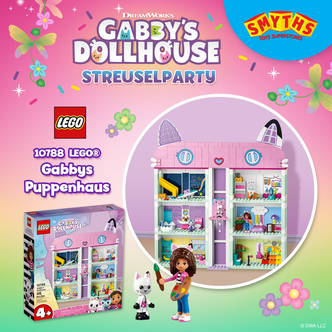 Universal Pictures Facebook ad: Bereit für die Gabby's Dollhouse Streuselparty?