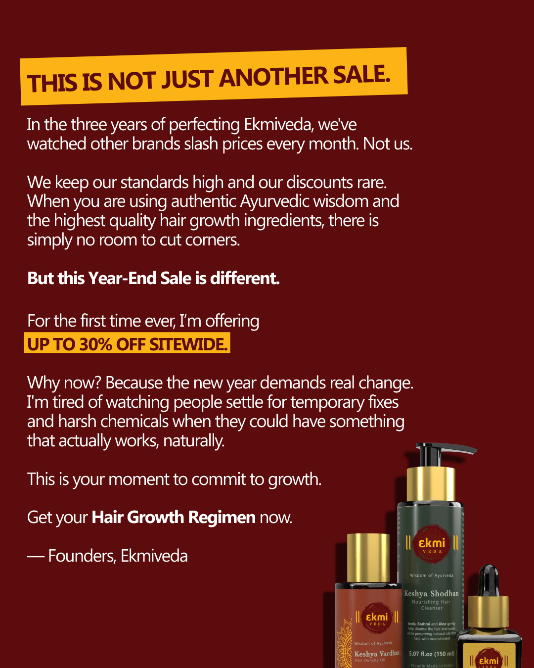 Ekmiveda Facebook ad