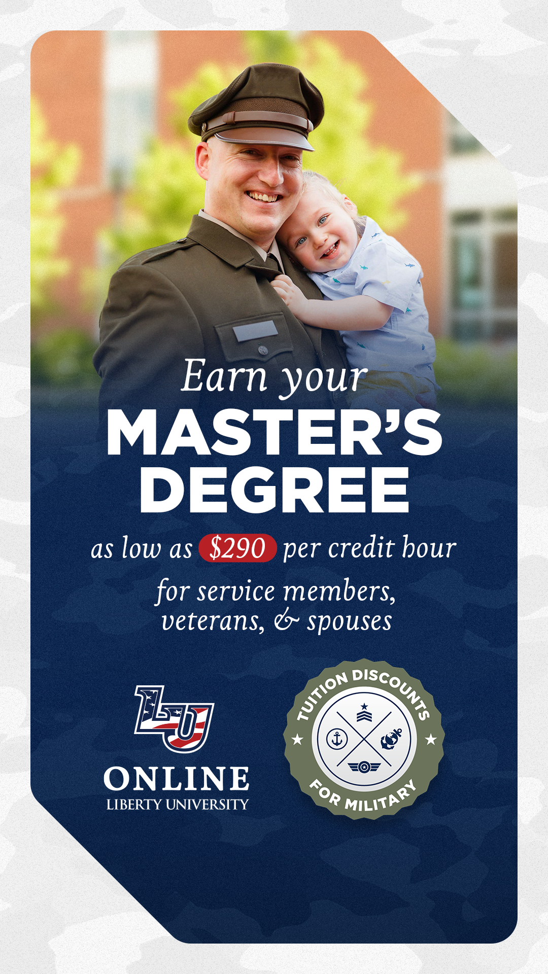 Liberty University Online Programs Facebook ad