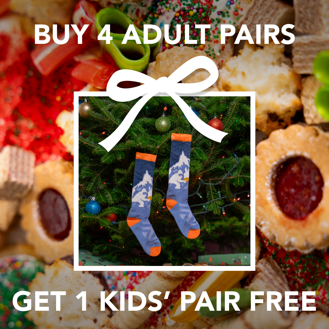 Darn Tough Vermont Socks Facebook ad: Use Code KIDSSOCKS26