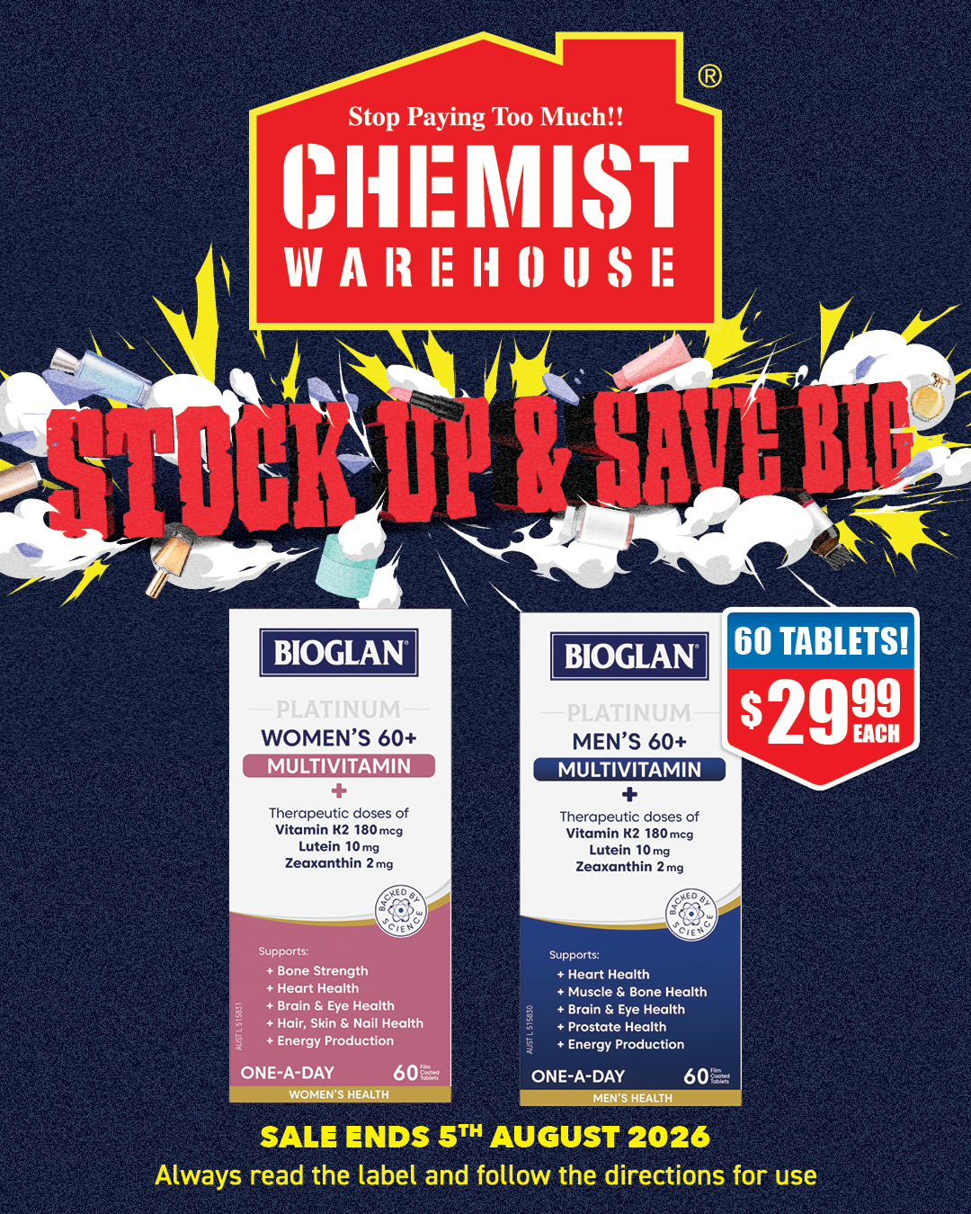 Chemist Warehouse Facebook ad