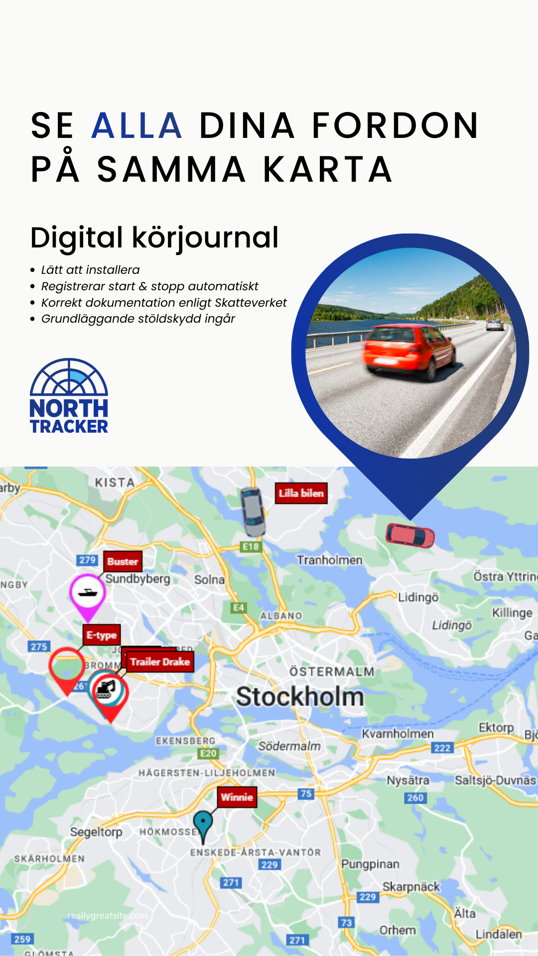 NorthTracker AB Facebook ad