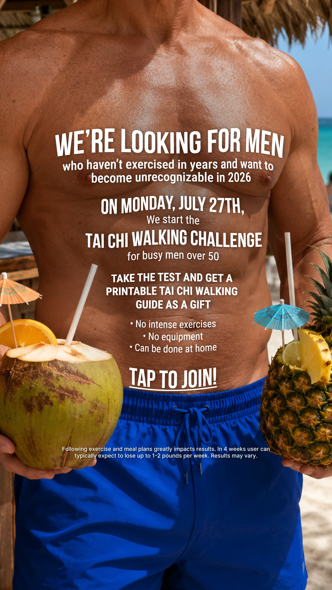 Michaelll Fitness Facebook ad