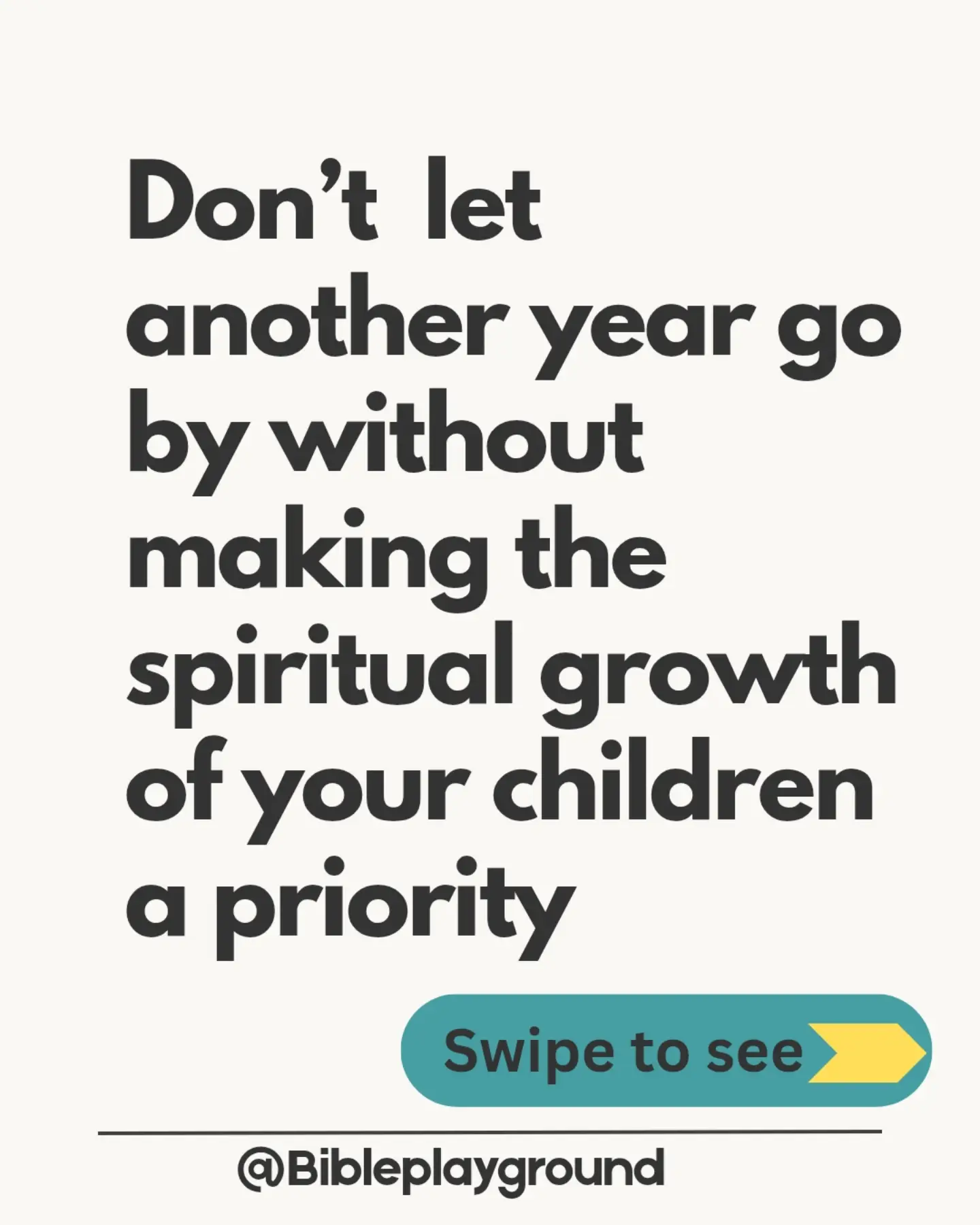 bibleplayground Facebook ad: Do you desire to raise children who know…
