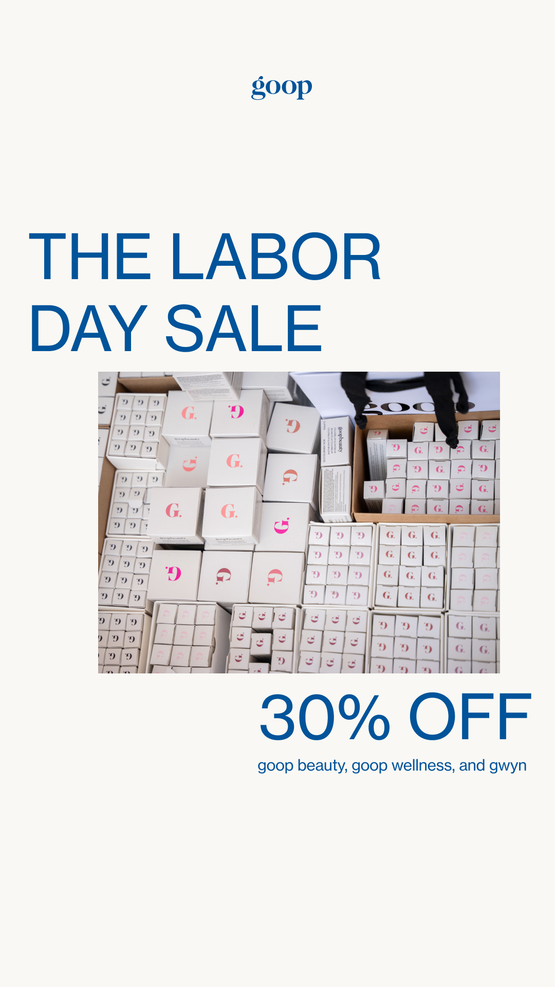 goop Facebook ad