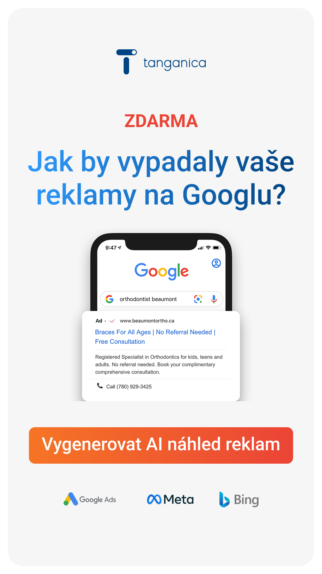 Tanganica.com Facebook ad