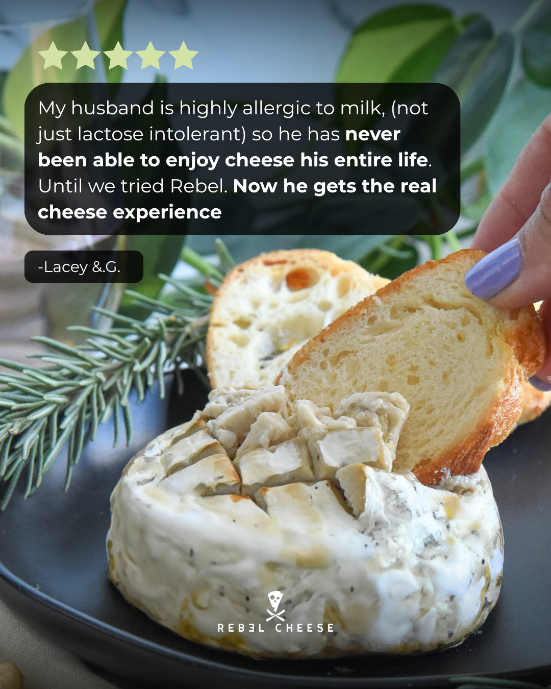 Rebel Cheese Facebook ad