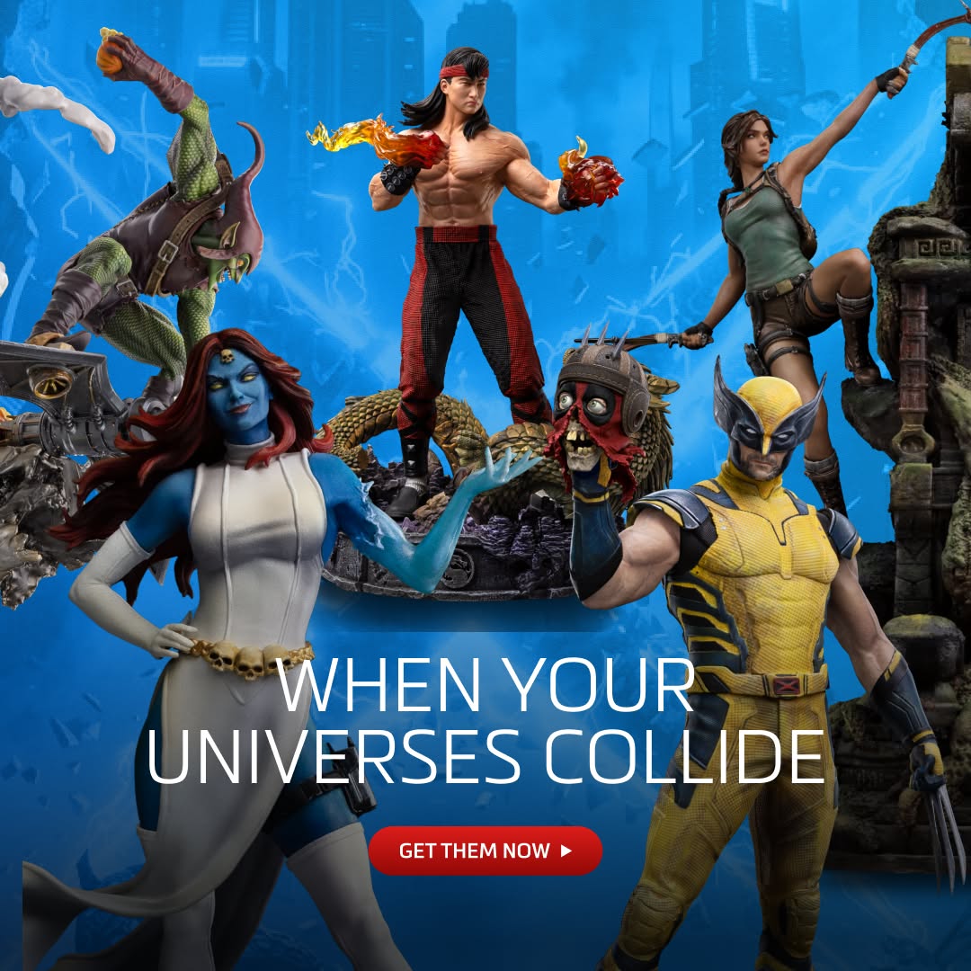 Iron Studios Facebook ad: Collect Legends