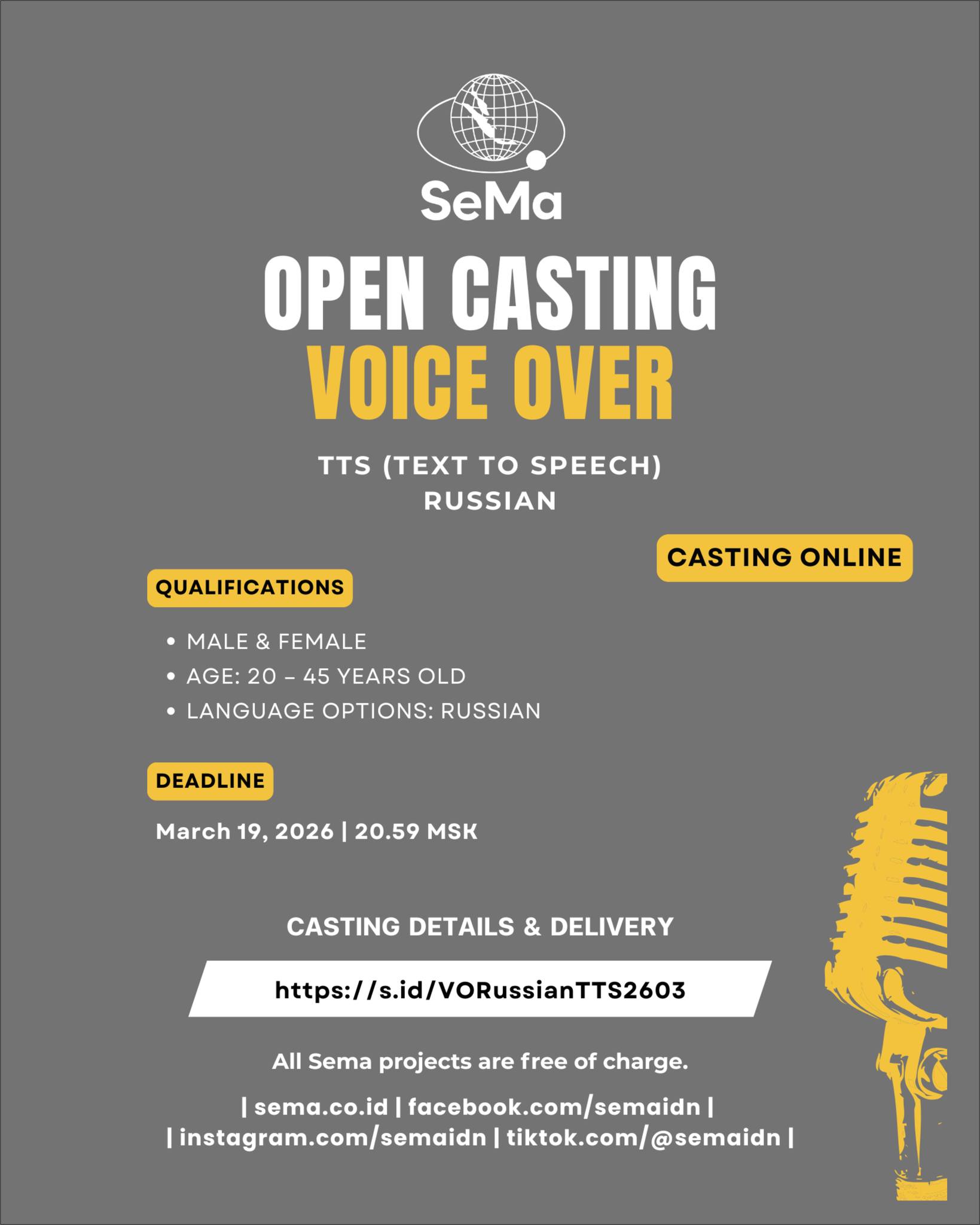 PT Sema Information Technology Services Facebook ad