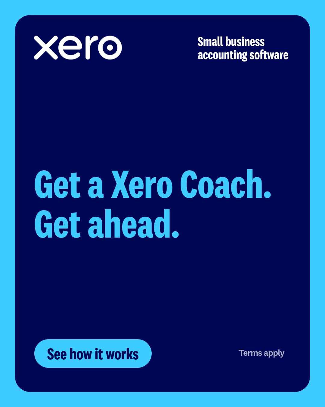 Xero Facebook ad