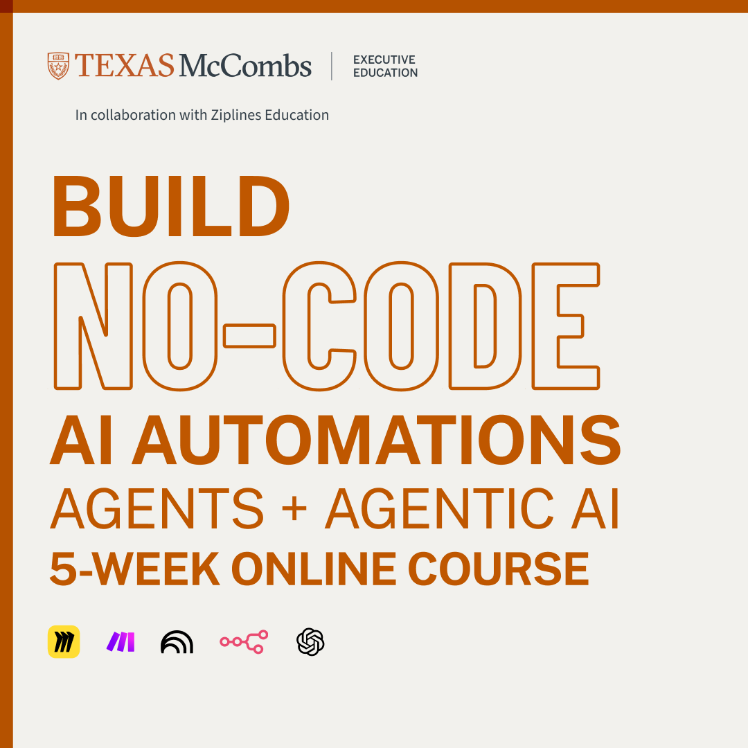 Texas Executive Education Facebook ad