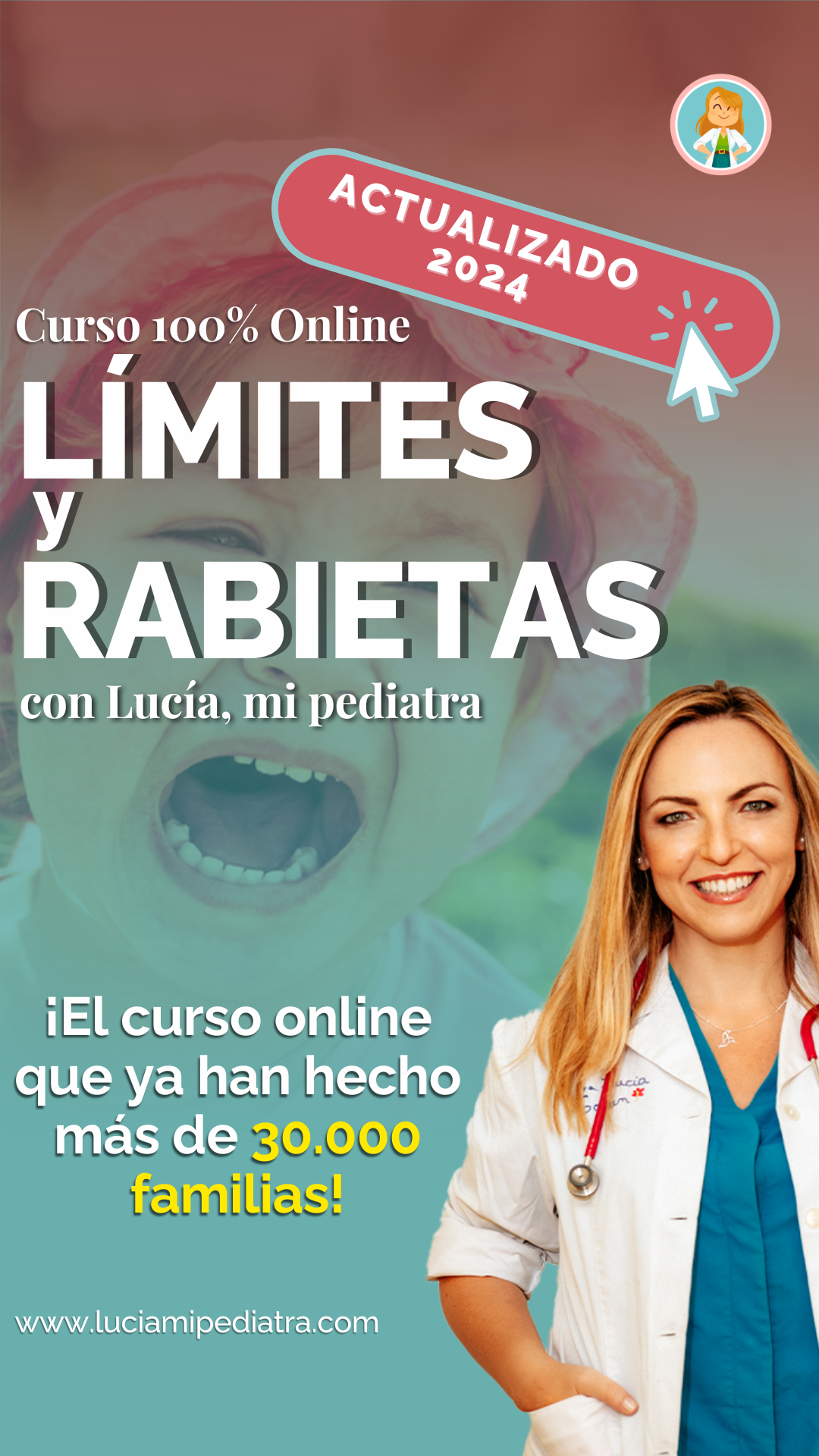 Lucía, mi pediatra Facebook ad
