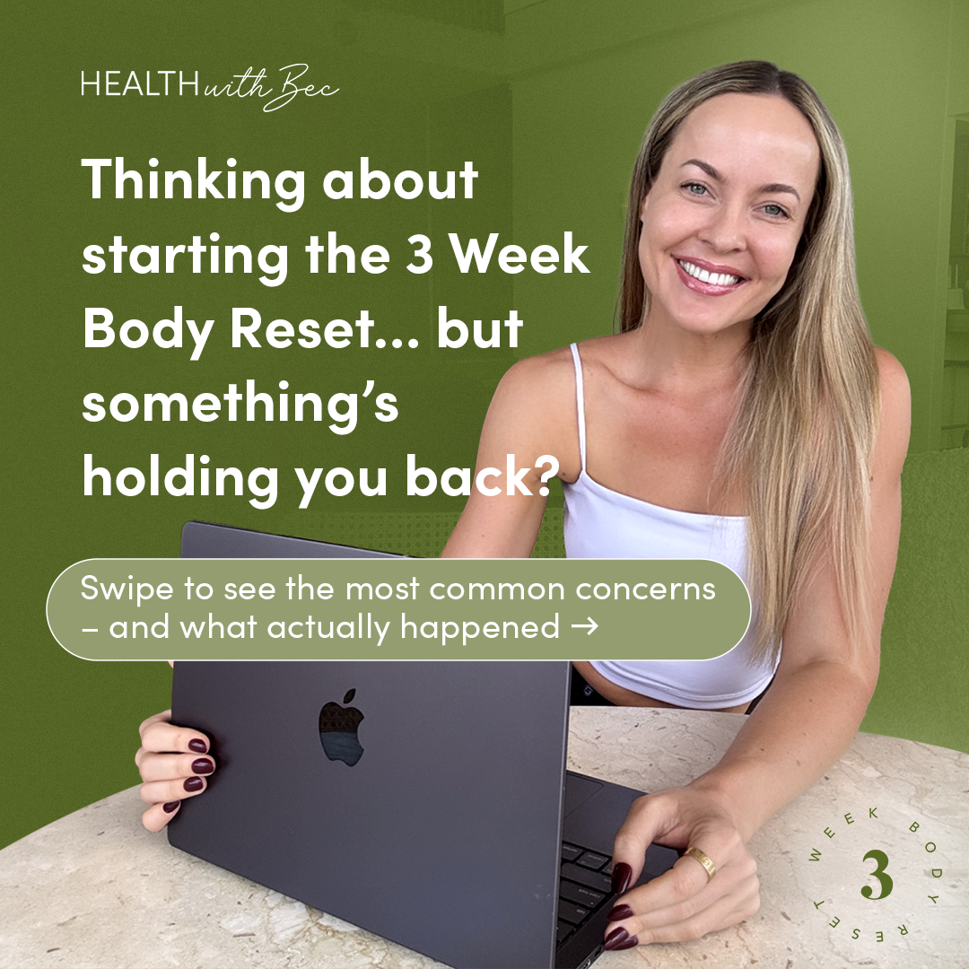 Health With Bec Facebook ad