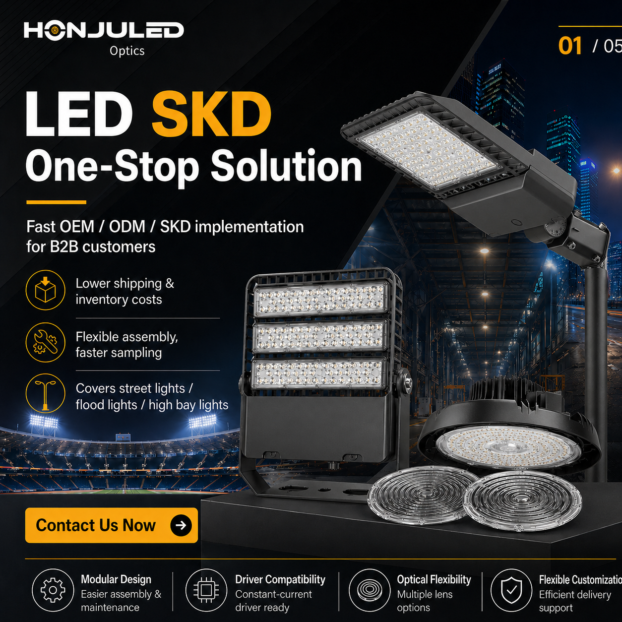 Honju Optics Co., Ltd. Facebook ad: Developing LED lighting products shouldn’t be this…