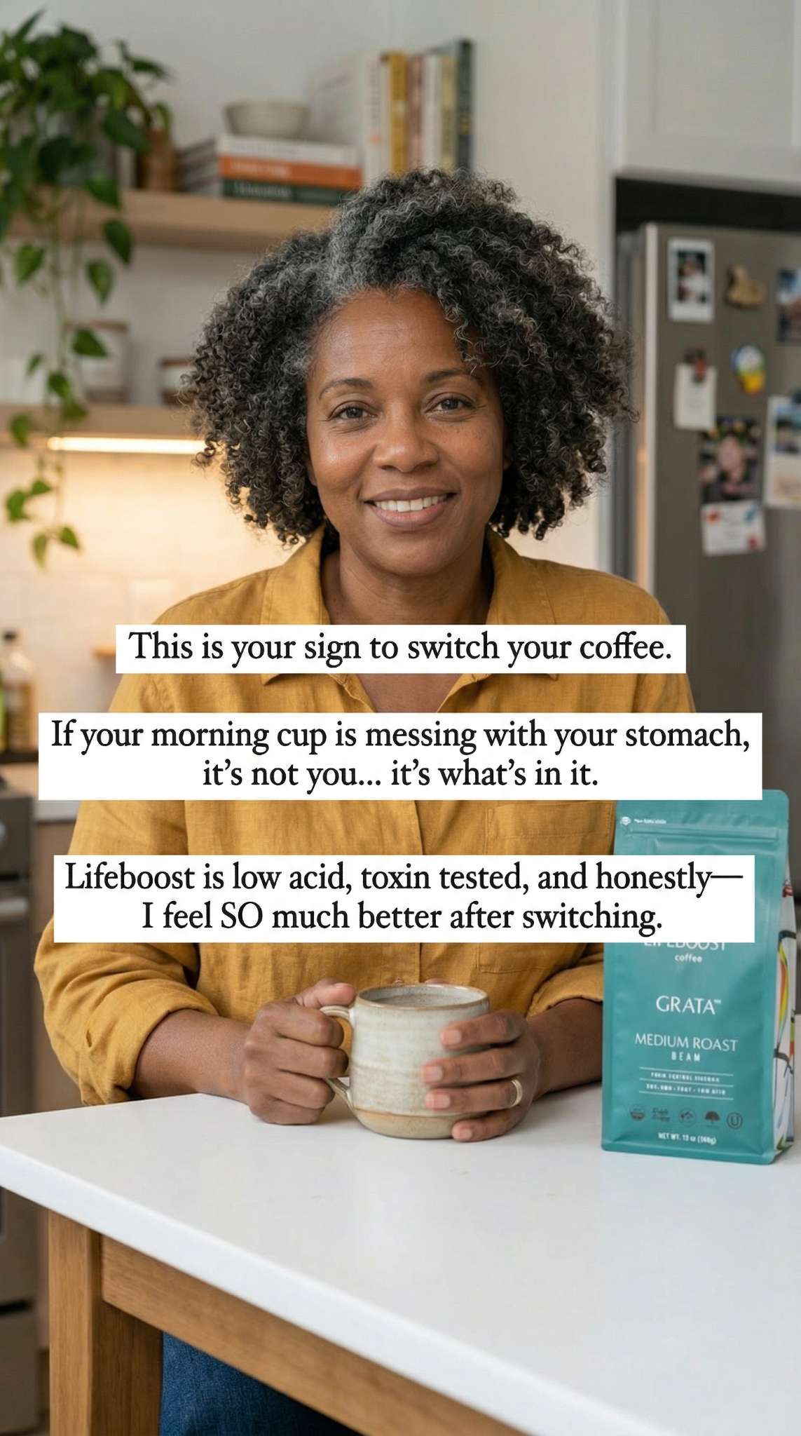 Lifeboost Coffee Facebook ad