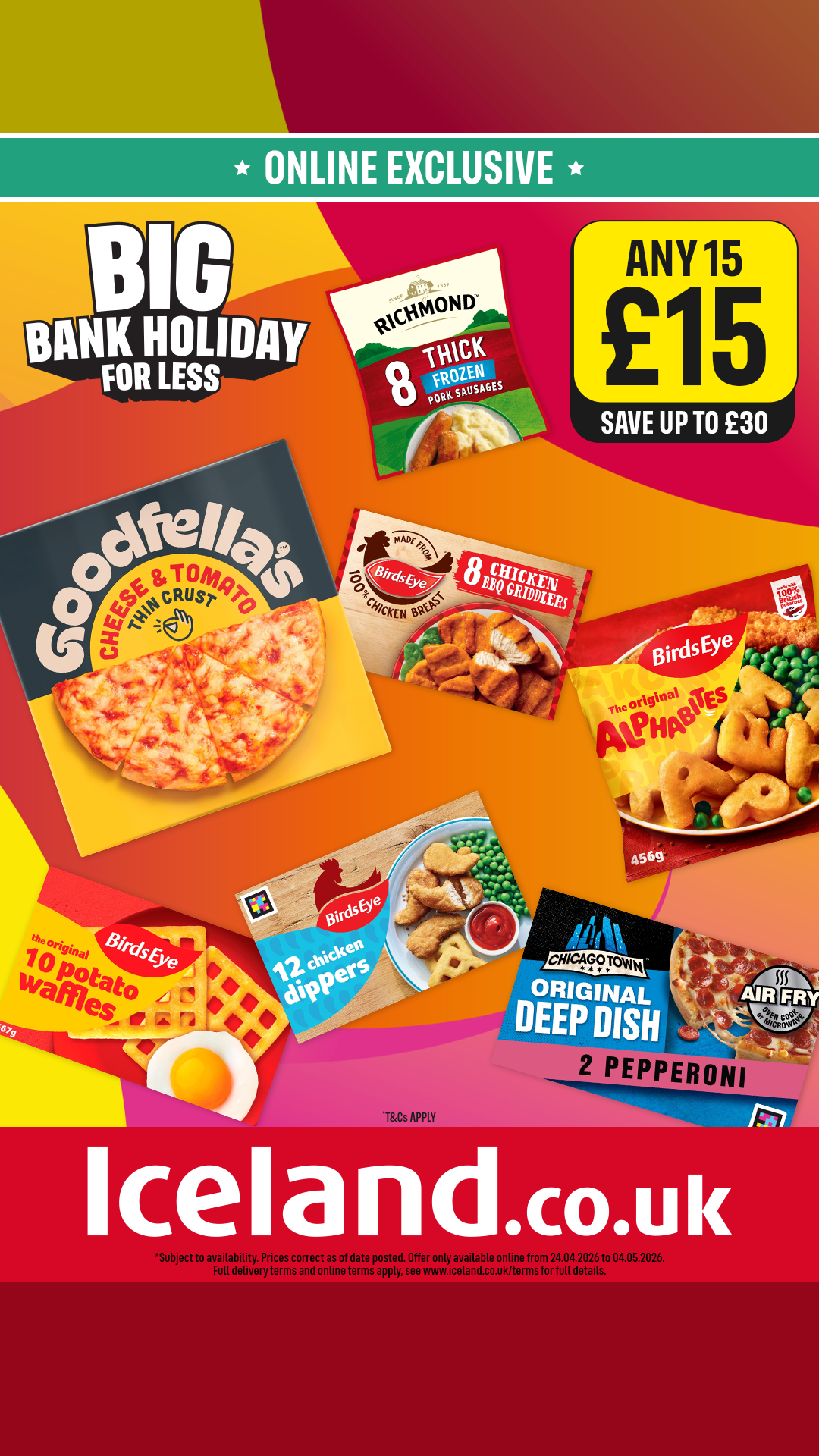 Iceland Foods Facebook ad