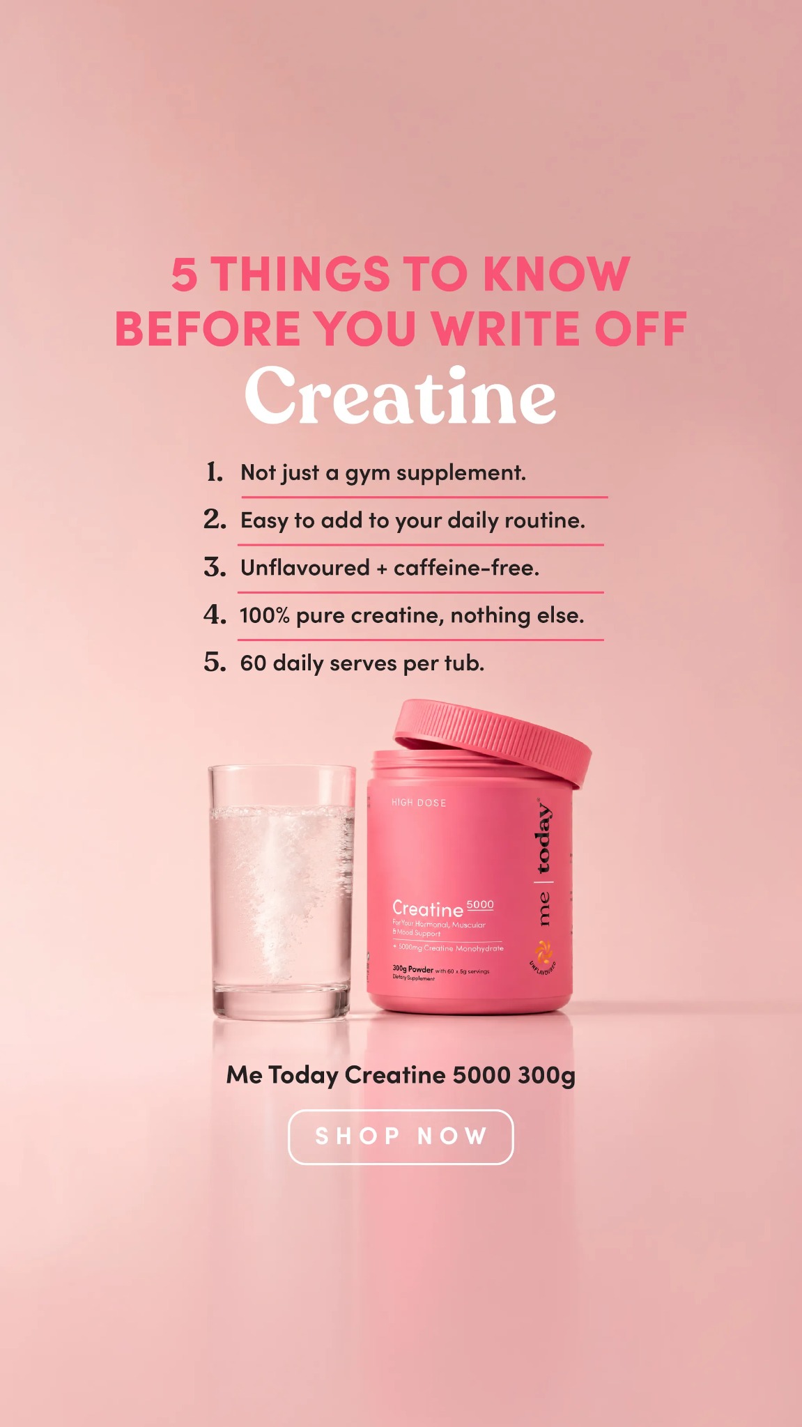 Me Today Facebook ad