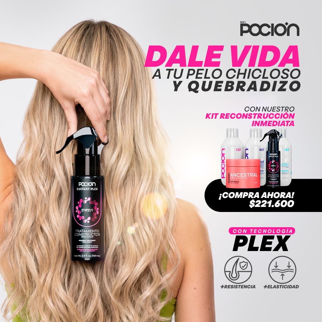 La Pocion Facebook ad: ¿Pelo chicloso, quebradizo y sin vida?