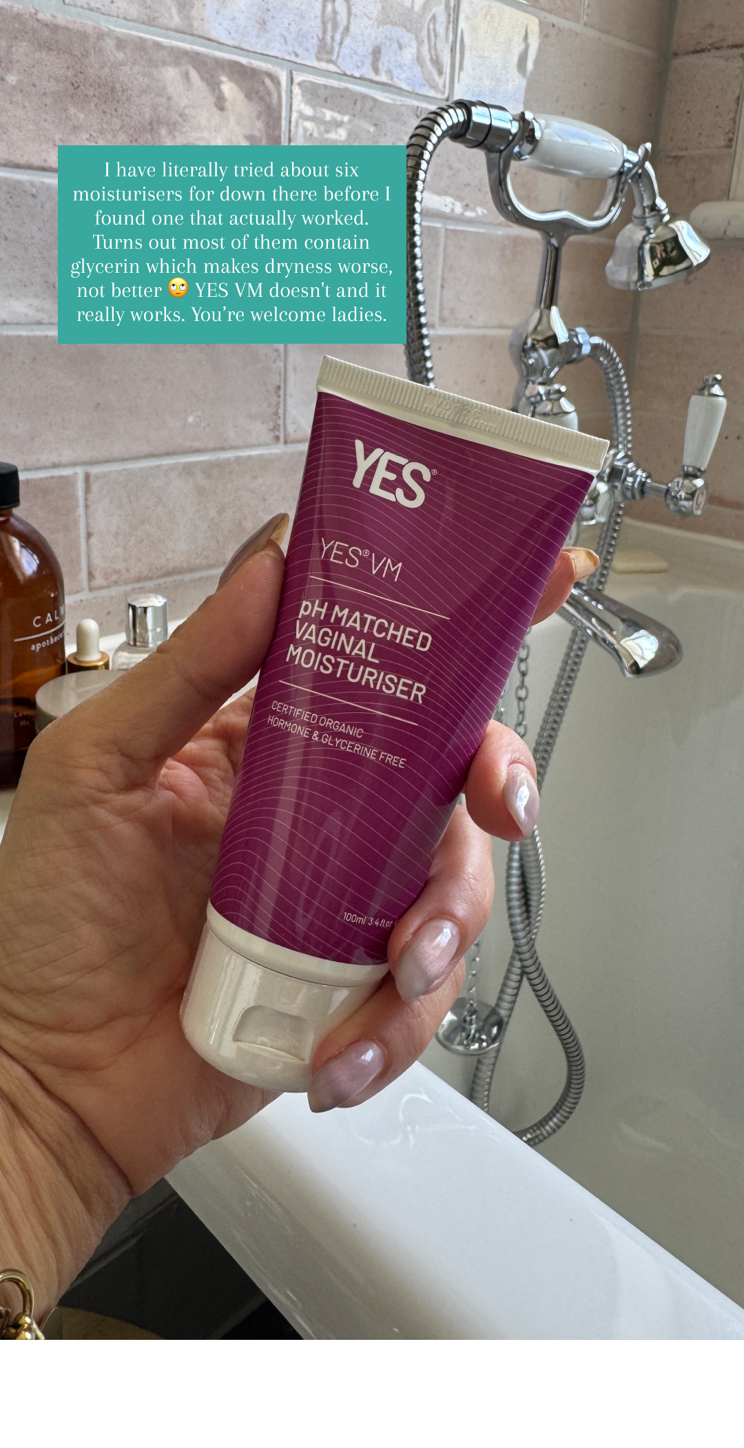 YES - The Organic Intimacy Company Facebook ad