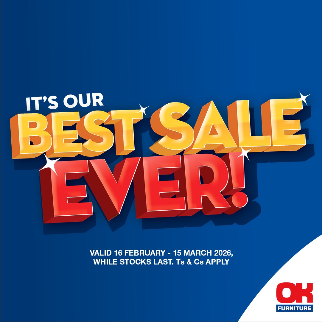 OK Furniture Namibia Facebook ad