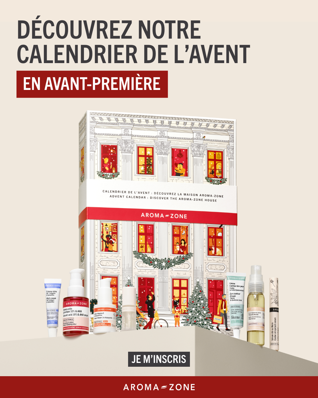 Aroma-Zone Facebook ad: Le Calendrier de l'Avent Aroma-Zone en avant-première