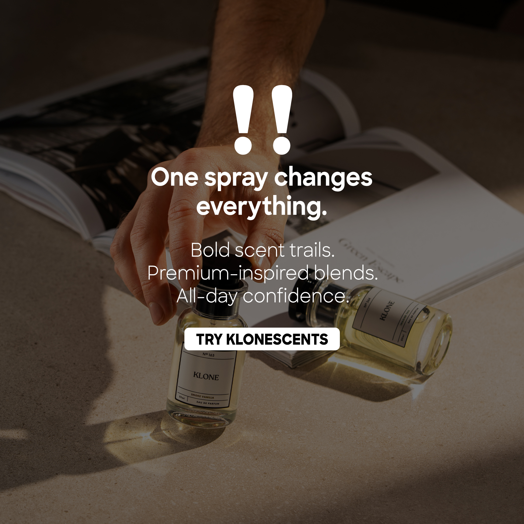 Klone Scents Facebook ad