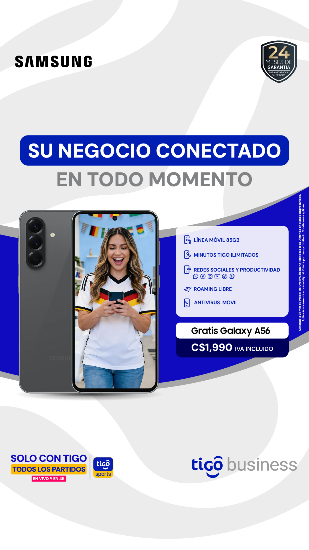 Tigo Nicaragua Facebook ad