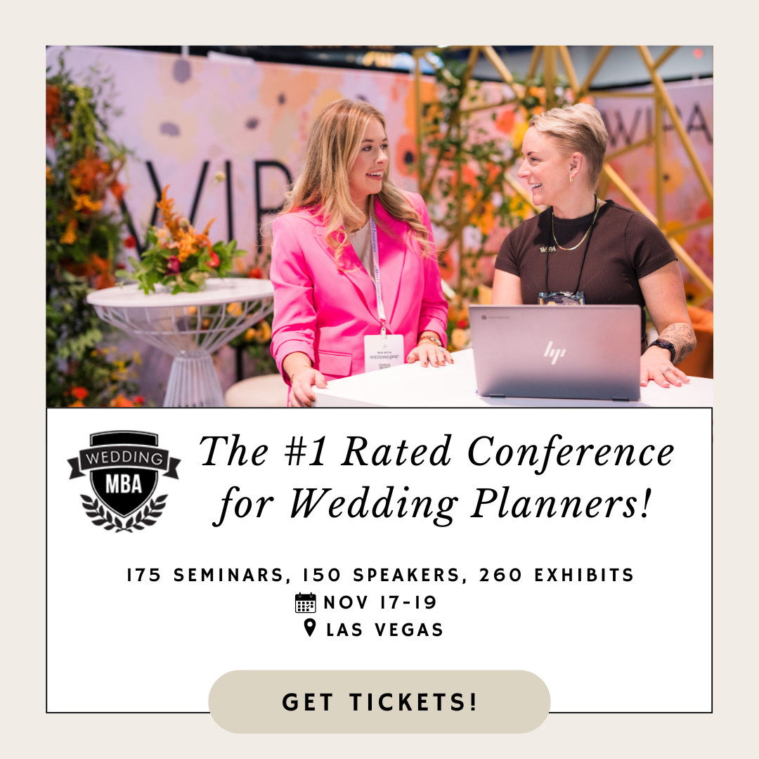 Wedding MBA Facebook ad: Wedding Planner Convention Las Vegas