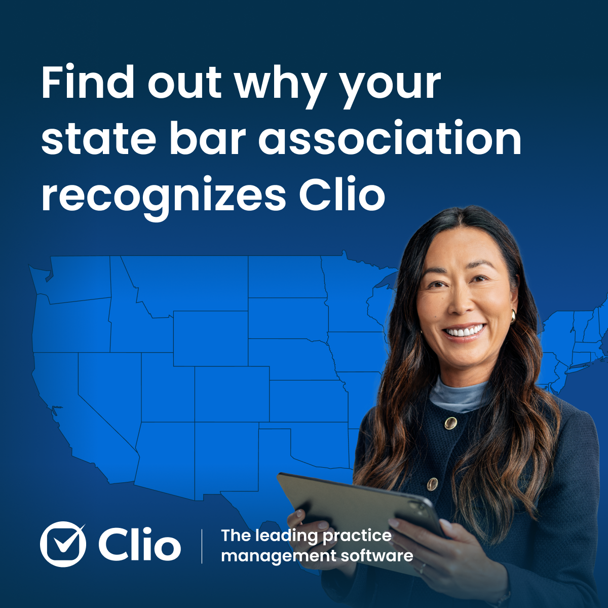 Clio - Cloud-Based Legal Technology Facebook ad