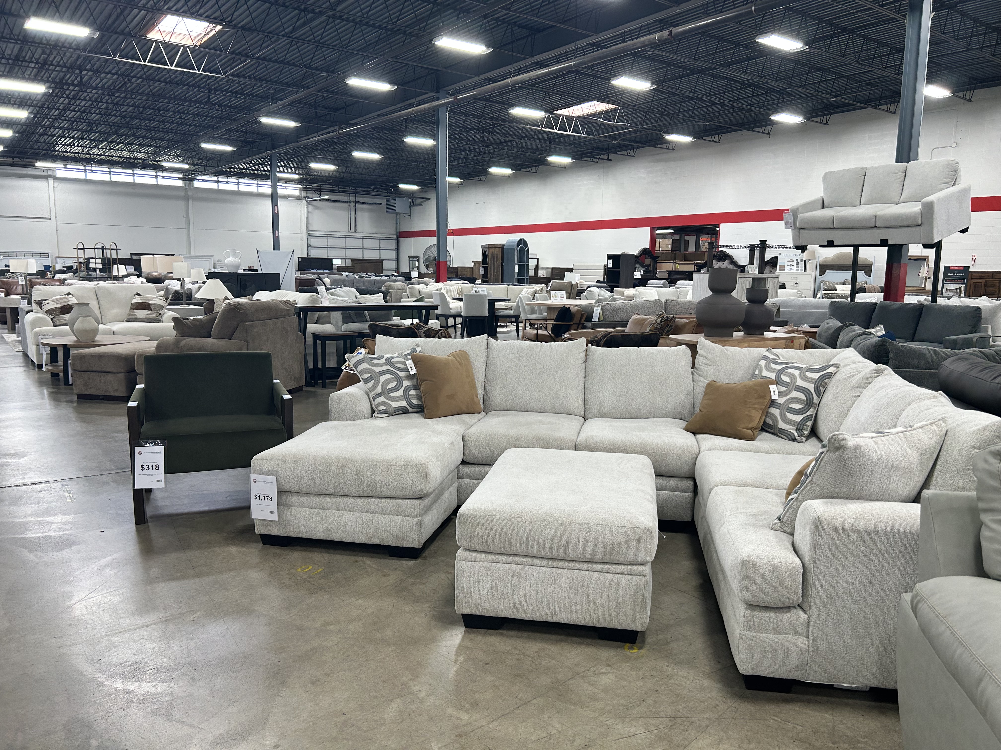 Louisville Overstock Facebook ad