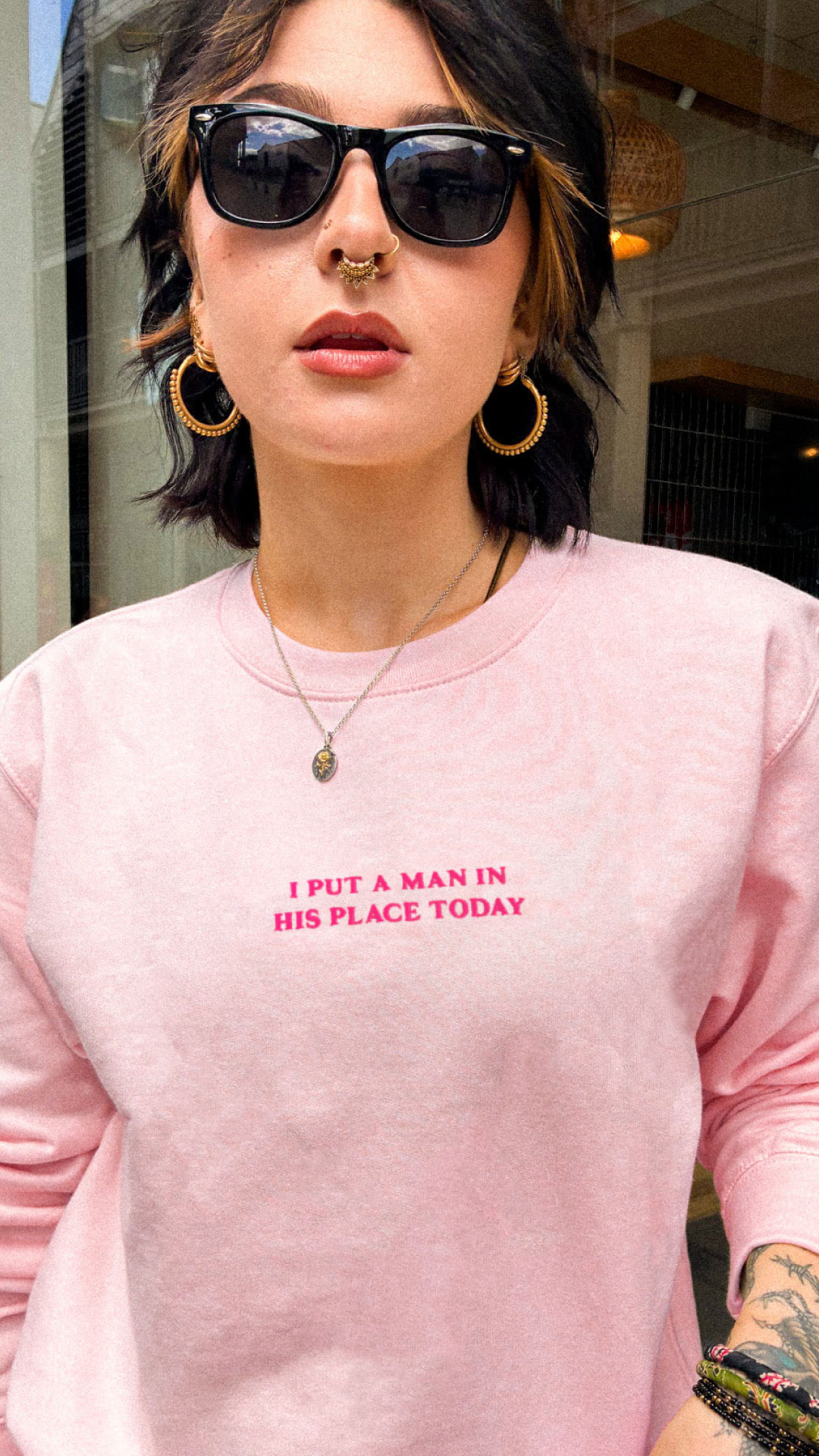 The Spark Company Facebook ad: Every Purchase Helps A Woman In Need