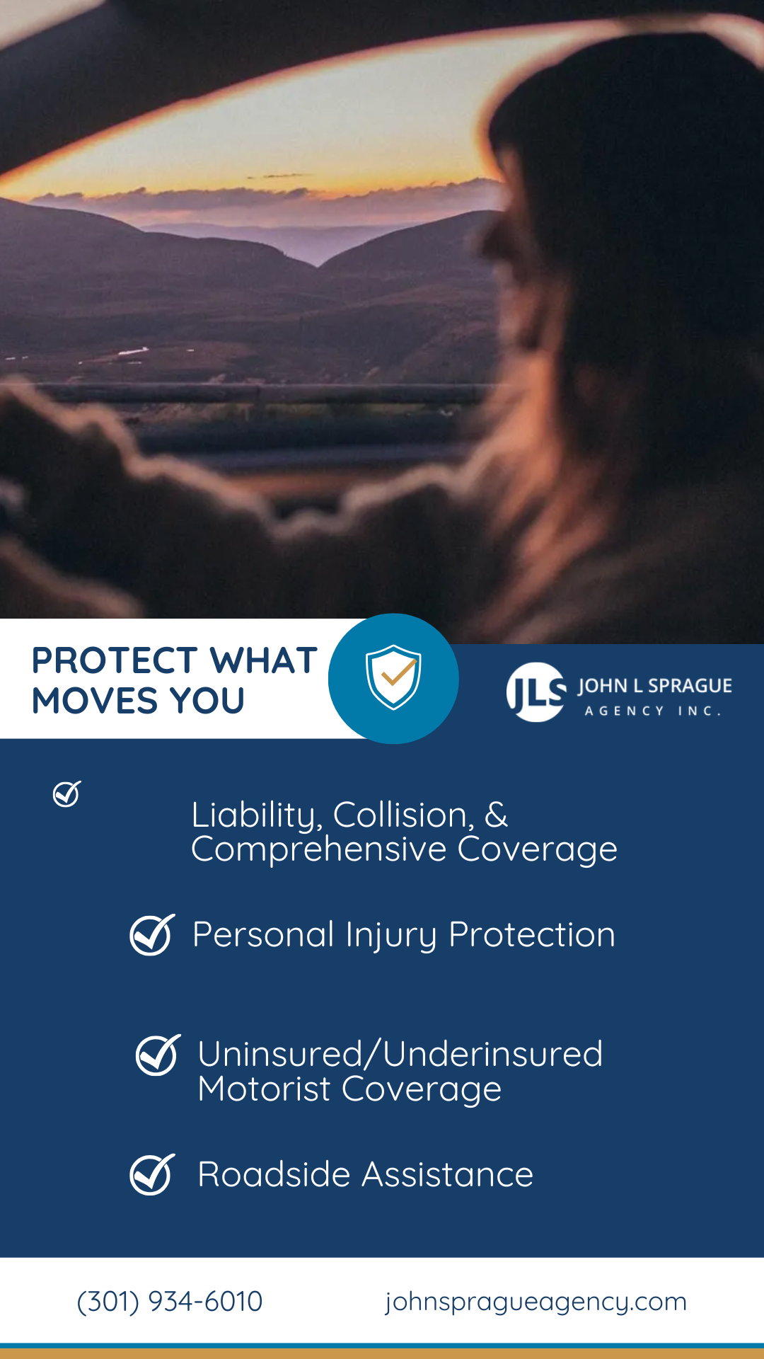 John L. Sprague Agency Facebook ad from Jun 29, 2026
